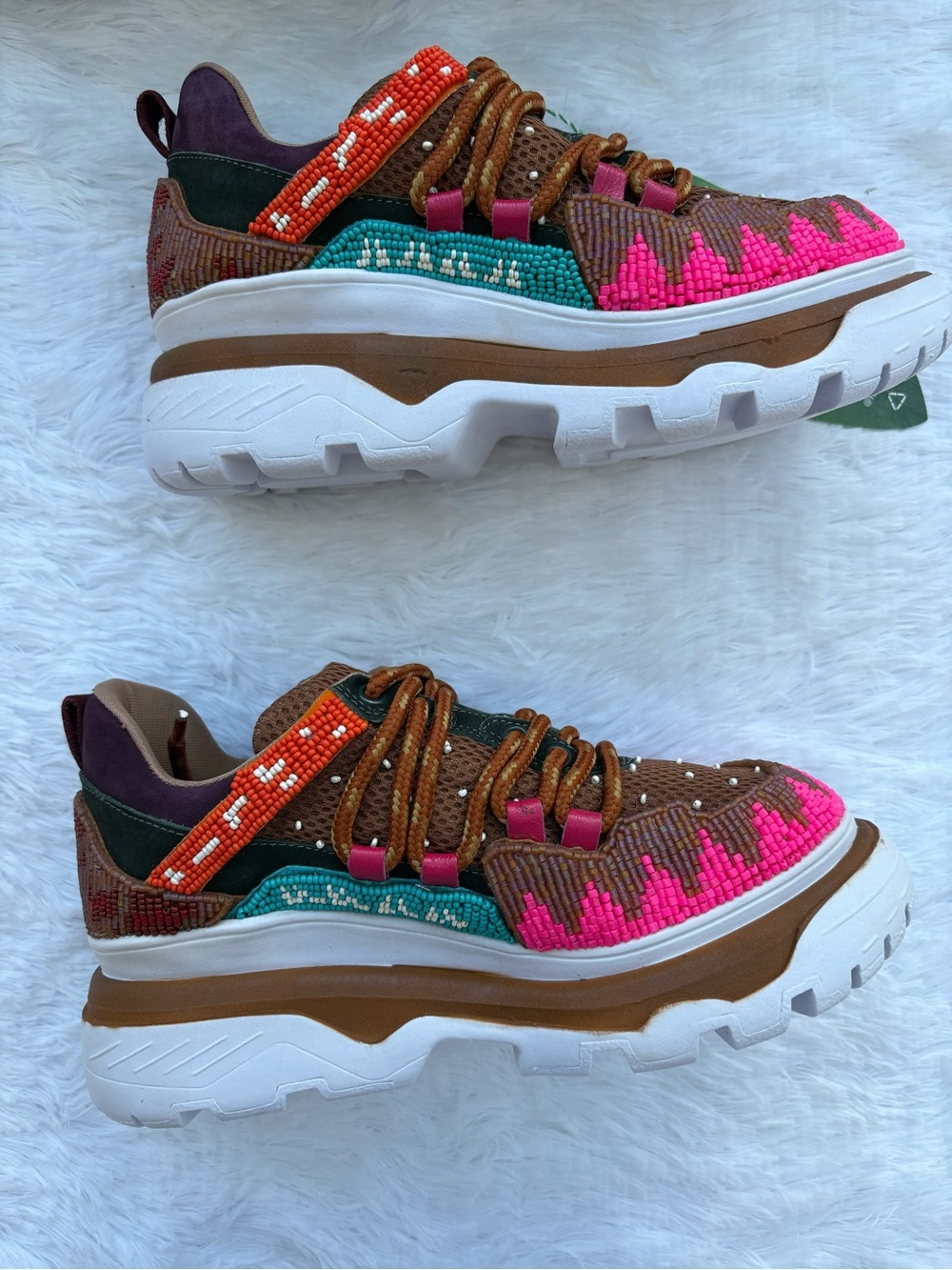 Farm Rio Beaded Platform Sneaker - Picture 4 of 7